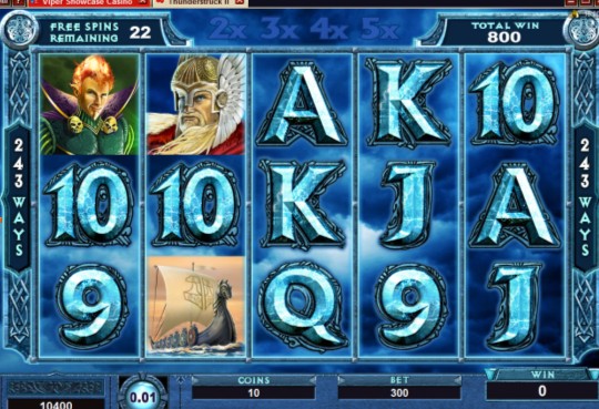 Thunderstruck II 2 millones de euros en oro