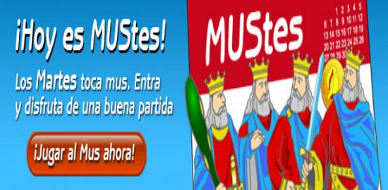 Quedada para jugar al Mus en EnRacha los martes