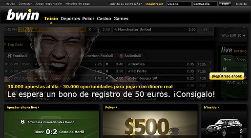 Bwin ha pedido licencia de juego online en España